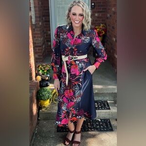 Chico’s Classic Navy Dress/Duster